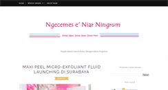 Desktop Screenshot of niarningrum.com